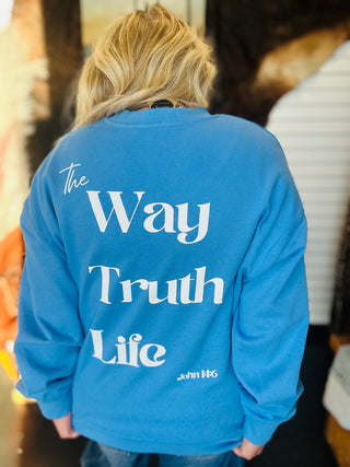 Trust Jesus Graphic Sweatshirt