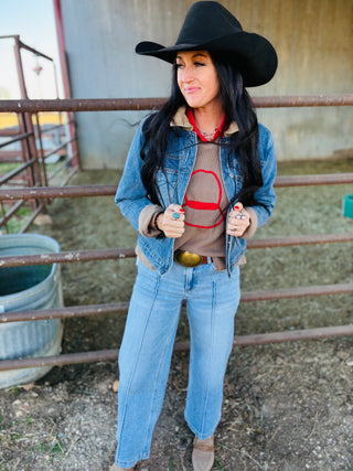 Hats Off Cowboy Hat Sweater-Sweaters-2 Fly-Motis & Co Boutique, Women's Fashion Boutique in Carthage, Missouri