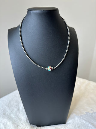 Authentic Sterling Silver Pearl & Spiny Oyster Necklace | The Oyster-Necklaces-Bijoux-Motis & Co Boutique, Women's Fashion Boutique in Carthage, Missouri