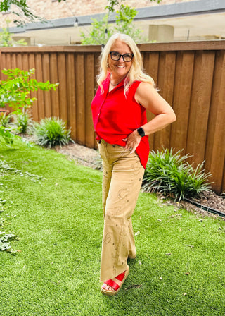 Marshall Western Print Twill Stretch Pants-Pants-EASEL-Motis & Co Boutique, Women's Fashion Boutique in Carthage, Missouri