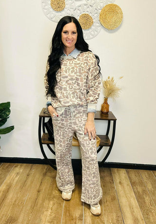 Wes Western Camo Sweat Pants-Pants-Turquoise Haven-Motis & Co Boutique, Women's Fashion Boutique in Carthage, Missouri