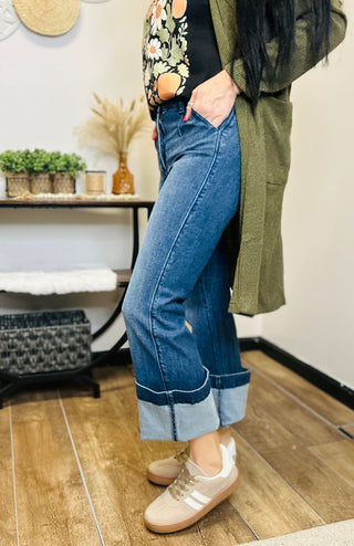 Devin Mid Rise Bootcut Trouser Style Judy Blue Jeans-Jeans-Judy Blue-Motis & Co Boutique, Women's Fashion Boutique in Carthage, Missouri