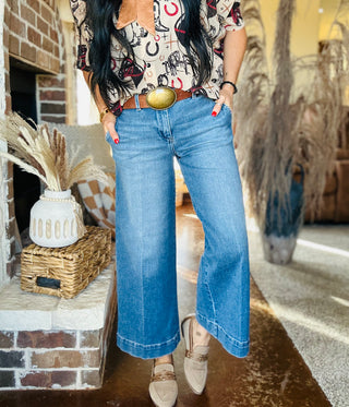 Trent Ankle Wide Jeans-Jeans-Risen-Motis & Co Boutique, Women's Fashion Boutique in Carthage, Missouri