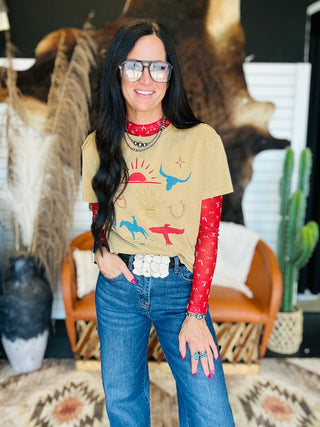 Red Dirt Red Branded Long Sleeve Mesh