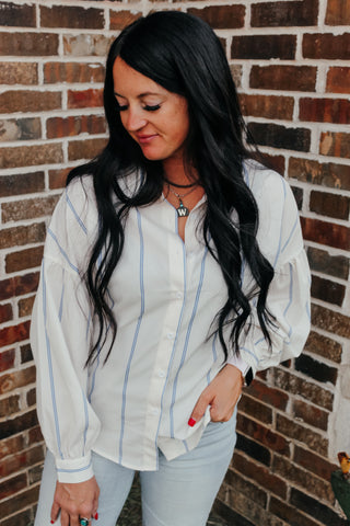 Nikki Drop Shoulder Button Up-Blouses-MOTIS-Motis & Co Boutique, Women's Fashion Boutique in Carthage, Missouri