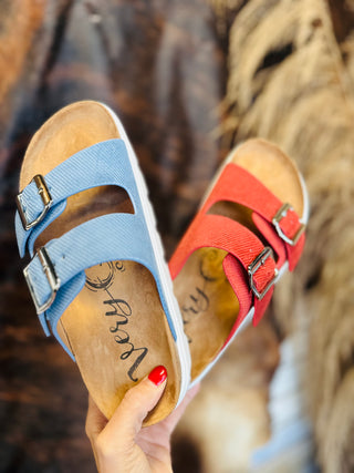 Jazmin 2 Slip On Platform Sandals-Sandals-Very G-Motis & Co Boutique, Women's Fashion Boutique in Carthage, Missouri
