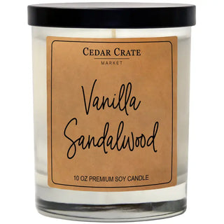 Vanilla Sandalwood Soy Candle-candles-Cedar Crate-Motis & Co Boutique, Women's Fashion Boutique in Carthage, Missouri