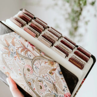 Rose Floral Bible Tabs-Devotionals-The Daily Grace Co-Motis & Co Boutique, Women's Fashion Boutique in Carthage, Missouri