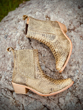Agave Sky Paige Olive Python Boots-Boots-Agave Sky-Motis & Co Boutique, Women's Fashion Boutique in Carthage, Missouri