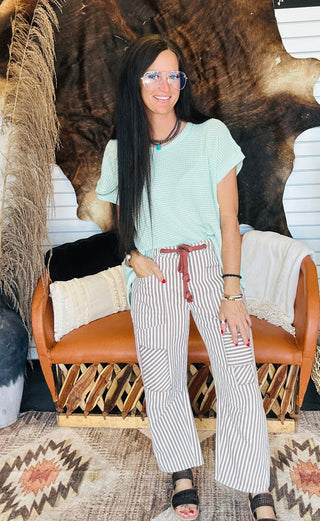 McCoy Striped Barrel Jeans
