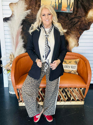 Lloyd Leopard Wide Leg Pants-Pants-Very J-Motis & Co Boutique, Women's Fashion Boutique in Carthage, Missouri
