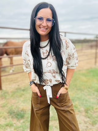 Jonah Wide Leg Brown Pants-Pants-Jodifl-Motis & Co Boutique, Women's Fashion Boutique in Carthage, Missouri