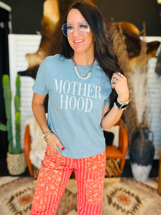 Mother Hood Boxy Graphic Tee-Graphic Tees-MOTIS-Motis & Co Boutique, Women's Fashion Boutique in Carthage, Missouri