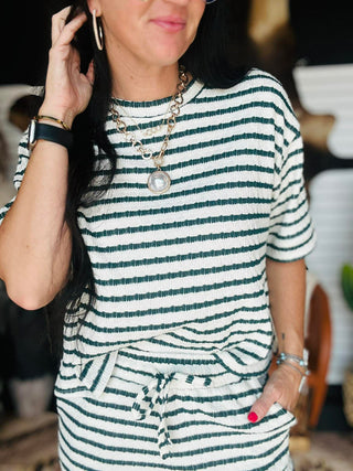 Julie Striped Short Set-Sets-Zenana-Motis & Co Boutique, Women's Fashion Boutique in Carthage, Missouri