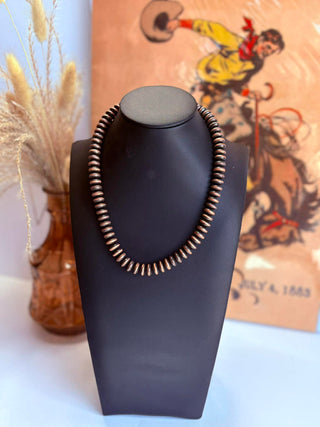 Rollo Copper 10mm Saucer Necklace-Necklaces-Western Elite-Motis & Co Boutique, Women's Fashion Boutique in Carthage, Missouri