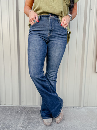 Bronson High Rise Flare Jeans-Jeans-Risen-Motis & Co Boutique, Women's Fashion Boutique in Carthage, Missouri