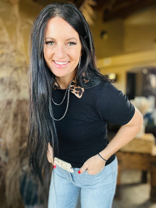 Kenzie Basic Short Puff Sleeve Top-Short Sleeves-LA MIEL-Motis & Co Boutique, Women's Fashion Boutique in Carthage, Missouri