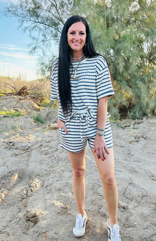 Julie Striped Short Set-Sets-Zenana-Motis & Co Boutique, Women's Fashion Boutique in Carthage, Missouri