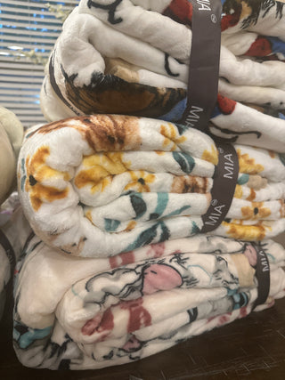 Queen Thick & Soft Western Fleece Blanket-Blankets-Western Linen-Motis & Co Boutique, Women's Fashion Boutique in Carthage, Missouri