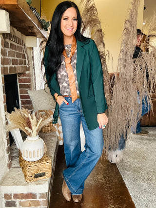 Ruth Classic Open Front Blazer-Blazers-Zenana-Motis & Co Boutique, Women's Fashion Boutique in Carthage, Missouri