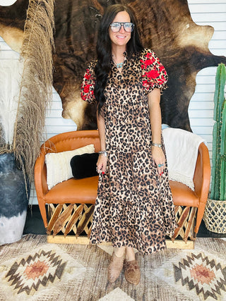 Lexie Leopard Print Midi Dress-Dresses-Jodifl-Motis & Co Boutique, Women's Fashion Boutique in Carthage, Missouri