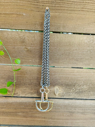 Buck Western Horse Bit Necklace-Necklaces-Western Elite-Motis & Co Boutique, Women's Fashion Boutique in Carthage, Missouri