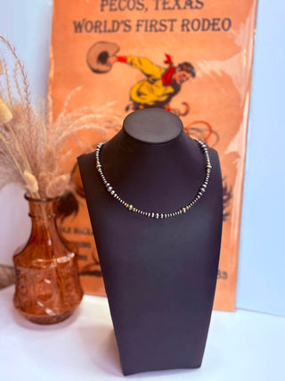 Desert Pearl Authentic Sterling and Gold Necklace-Necklace-Select Lines-Motis & Co Boutique, Women's Fashion Boutique in Carthage, Missouri