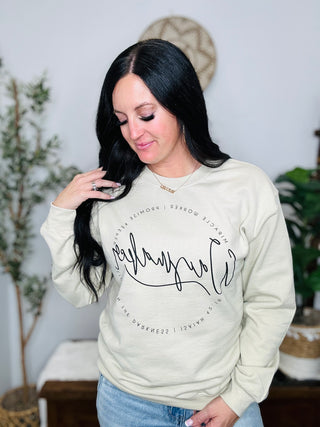 Waymaker Spiritual Graphic Sweatshirt-Pullovers-P&PD-Motis & Co Boutique, Women's Fashion Boutique in Carthage, Missouri