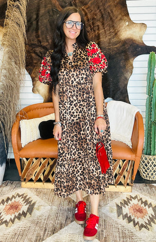 Lexie Leopard Print Midi Dress-Dresses-Jodifl-Motis & Co Boutique, Women's Fashion Boutique in Carthage, Missouri