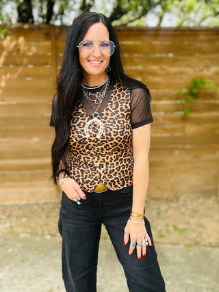 Cher Cheetah Button Up Vest-Vests-Turquoise Haven-Motis & Co Boutique, Women's Fashion Boutique in Carthage, Missouri