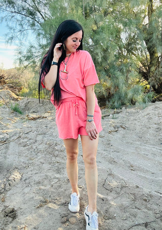 Shay Mineral Wash Top and Short Set-Shorts-Very J-Motis & Co Boutique, Women's Fashion Boutique in Carthage, Missouri