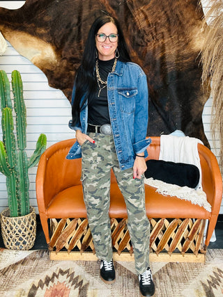 Carlee Camo Cargo Pocket Pants-Pants-Lovlov-Motis & Co Boutique, Women's Fashion Boutique in Carthage, Missouri