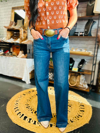 Garth Tummy Control Wide Leg Jeans-Jeans-Risen-Motis & Co Boutique, Women's Fashion Boutique in Carthage, Missouri