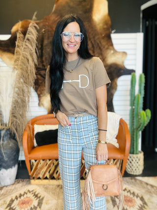 Aden Blue Plaid Cropped Pants-Pants-ee: some-Motis & Co Boutique, Women's Fashion Boutique in Carthage, Missouri