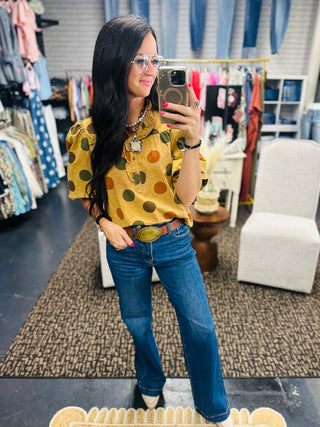Garth Tummy Control Wide Leg Jeans