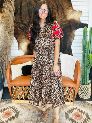 Lexie Leopard Print Midi Dress-Dresses-Jodifl-Motis & Co Boutique, Women's Fashion Boutique in Carthage, Missouri