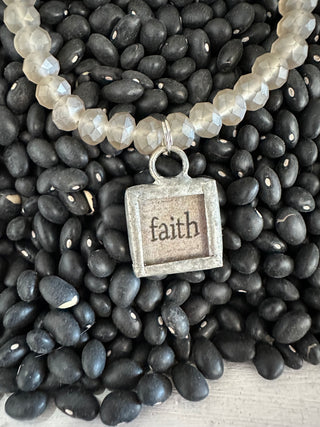 Inspirational Stretch Charm Bracelet-Bracelets-Lost & Found-Motis & Co Boutique, Women's Fashion Boutique in Carthage, Missouri