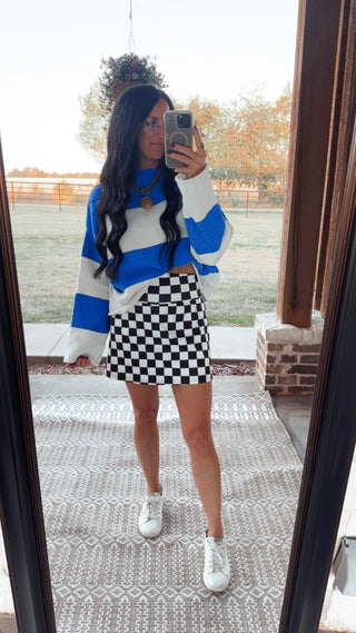 Fast Lane Checked Skort