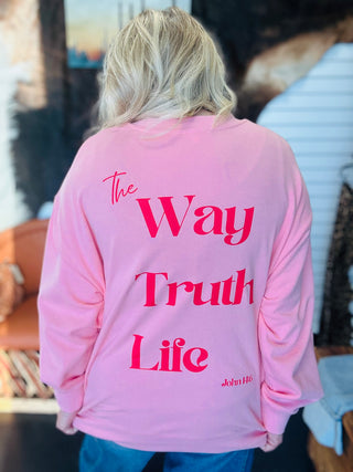 Trust Jesus Graphic Sweatshirt