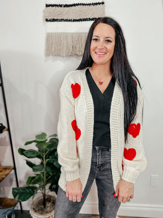 Heart Eyes Cardigan-Cardigans-Ave-Motis & Co Boutique, Women's Fashion Boutique in Carthage, Missouri