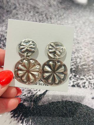 Joann Authentic Sterling Silver Handmade Earrings-Earrings-Motis & CO-Motis & Co Boutique, Women's Fashion Boutique in Carthage, Missouri