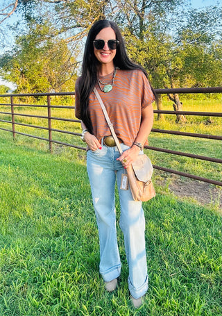 Dallas Wide Tummy Control Cuffed Leg Risen Jeans-Jeans-Risen-Motis & Co Boutique, Women's Fashion Boutique in Carthage, Missouri