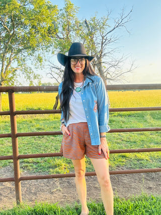 EZ Breezy Zebra Burnout Shorts-Shorts-2 Fly-Motis & Co Boutique, Women's Fashion Boutique in Carthage, Missouri