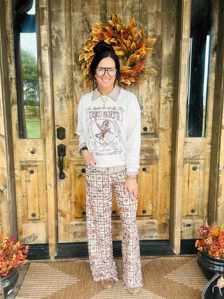 Tucker Brown Western Square Pants