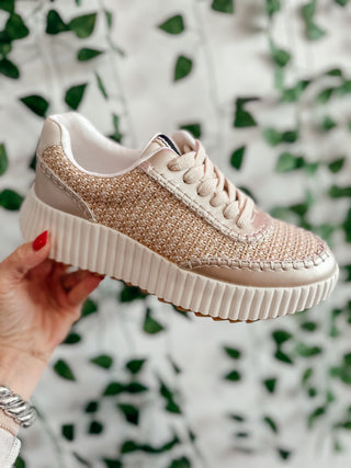 Selina Shu Shop Sneaker Gold-Sneakers-shu shop-Motis & Co Boutique, Women's Fashion Boutique in Carthage, Missouri