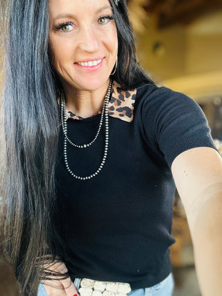 Dicky Layering Faux Collars-Tops-Giddy Up-Motis & Co Boutique, Women's Fashion Boutique in Carthage, Missouri