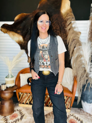 Senor Donkey Graphic Tee-Graphic Tees-Queen Gypsy-Motis & Co Boutique, Women's Fashion Boutique in Carthage, Missouri