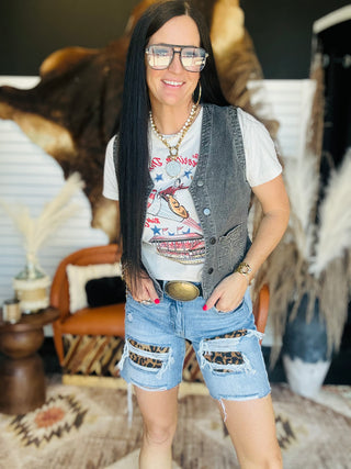 XOXO American Dream Western Boxy Tee-Graphic Tees-XOXO ART & Co-Motis & Co Boutique, Women's Fashion Boutique in Carthage, Missouri