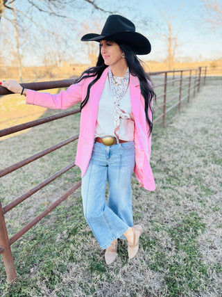 Creek Pin Tuck Wide Jeans Risen-Jeans-Risen-Motis & Co Boutique, Women's Fashion Boutique in Carthage, Missouri