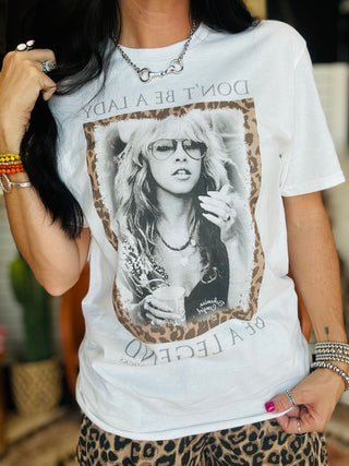 Legend Raw Hem Graphic Band Tee-Graphic Tees-Bohemian Cowgirl-Motis & Co Boutique, Women's Fashion Boutique in Carthage, Missouri